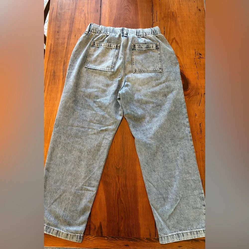 Gap drawstring wide leg denim, size medium - Picture 7 of 7